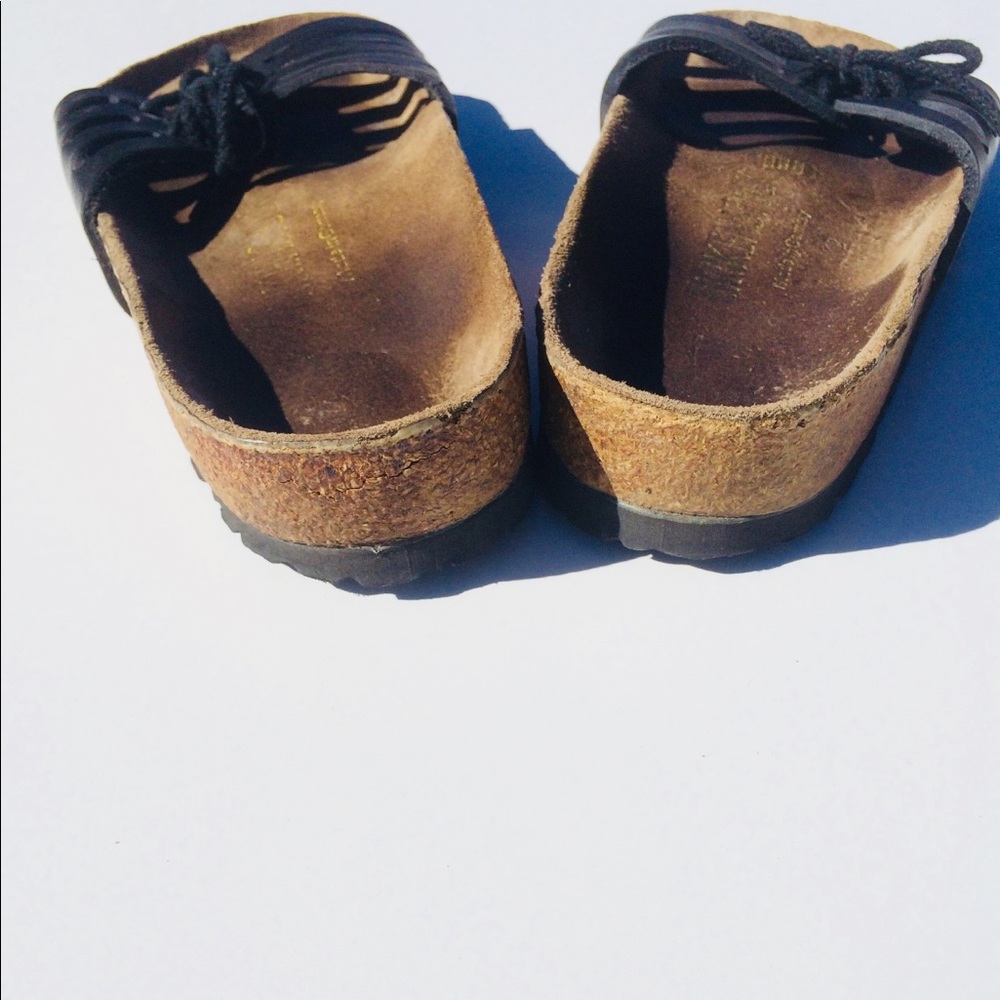 Birkenstock lace-up sandals w/cutwork detail - Picture 5 of 8